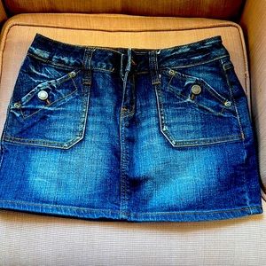 Denim Mini Skirt